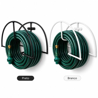 Suporte Porta Mangueira De Parede Em Ferro Para Jardim E Quintal