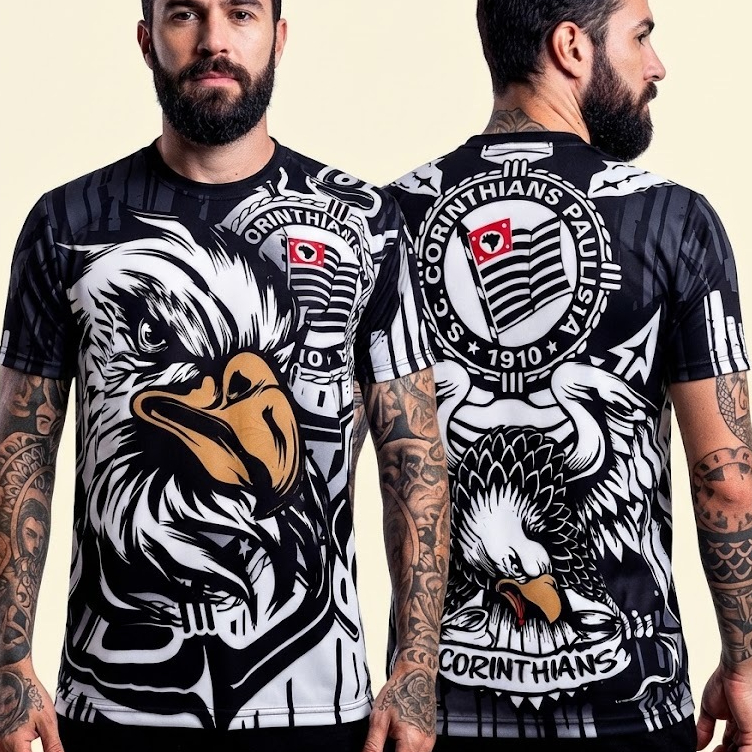 Camisa Gaviões da Fiel Nova Modelo Premium