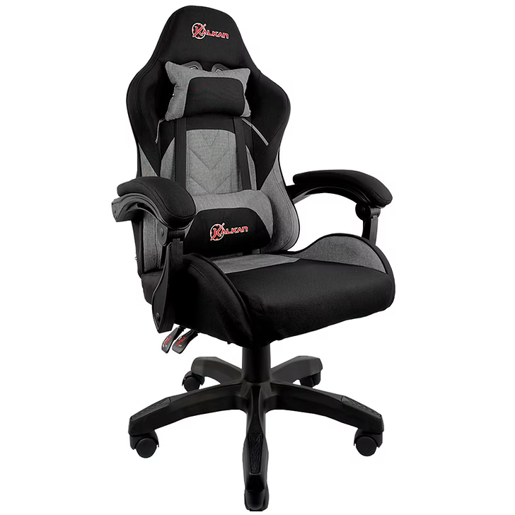 Cadeira Gamer Kalkan Astri Eclipse KLK00059 Tecido Respirável Reclinável Ergonômica Almofada Lombar Suporta até 140kg Or