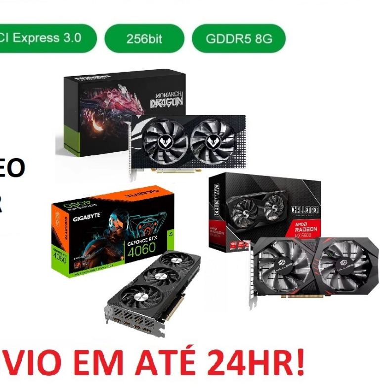 Placa De Vídeo Gamer Original Com Nota Fiscal