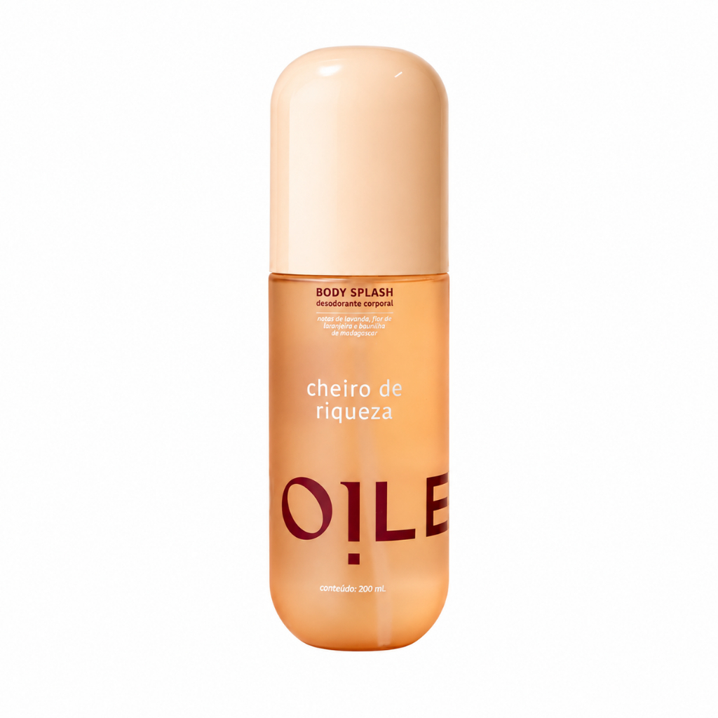 Spoiler Cheiro de Riqueza Body Splash 200ml Perfume Feminino Corporal Fragrância Marcante e Elegante