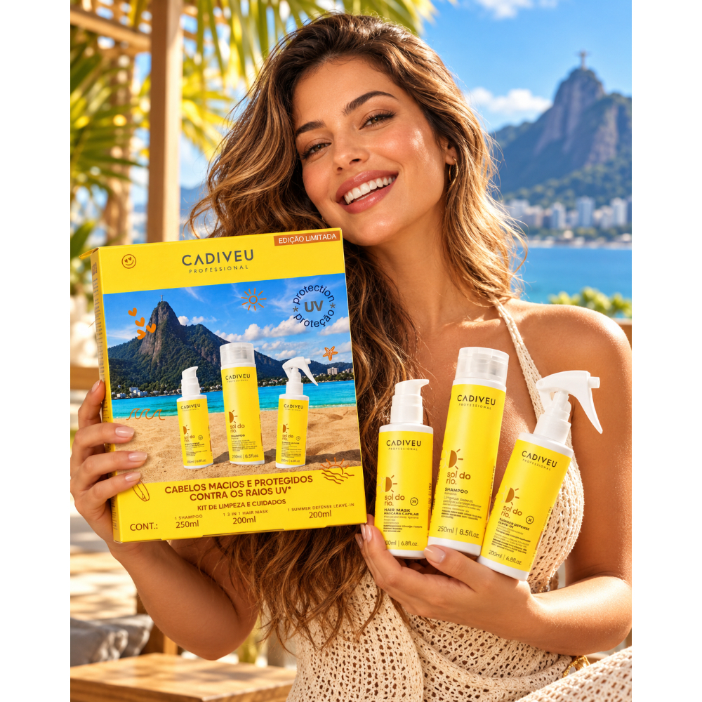 Cadiveu Professional KIT de Limpeza e Cuidados SOL DO RIO 3 Produtos — imagem 2 de 2