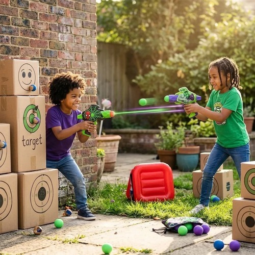Lança Bolinhas 2D Avengers Com 3 Bolinhas Etitoys — imagem 2 de 2
