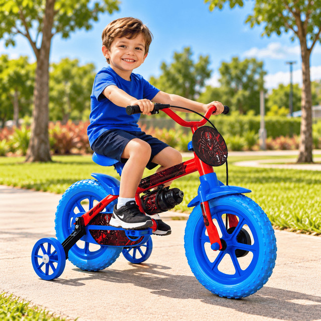 Bicicleta Infantil Aro 12 com Rodinhas Cestinha e Rodinha Segura e Ideal para Crianças