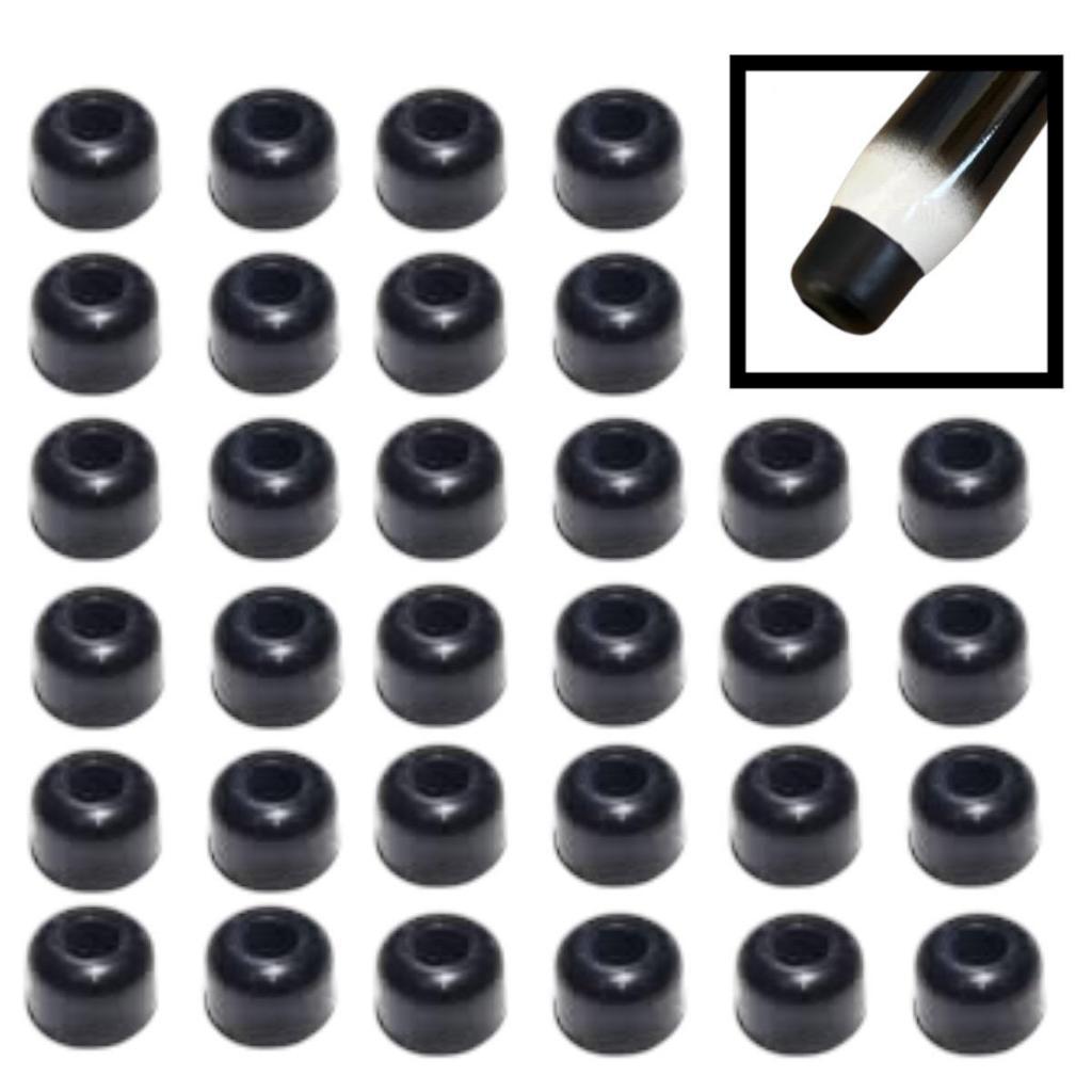 Culatra de Borracha Para Taco de Sinuca Bilhar Snooker Pé de Taco Culatras com 50 20 10 6 OU 2 Un