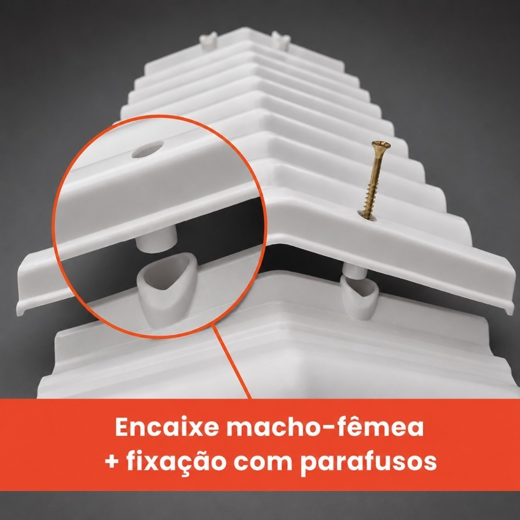 Kit 6 Capa Muro 33x26cm Premium Protetor Mureta Rufo Plástico Anti Umidade Antichuva Longa Durabilidade — imagem 2 de 2