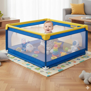 🔥Cercadinho Para Bebê cercado Infantil Chiqueirinho Criança Menino Menina Cercadinho com Grade 120 x 120cm