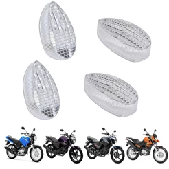 Kit 4 Lentes Pisca Seta Cristal Fazer Lander 250 2006 a 2018 Teneré 250 2011 2015 Factor 150 2016 2018 Factor 125
