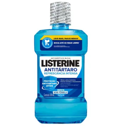 Enxaguante Bucal Listerine Antitártaro Sabor Menta 500ml