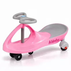 Carrinho de Rolimã Infantil Giratório Com Volante Gira 360° Brinquedo de Passeio
