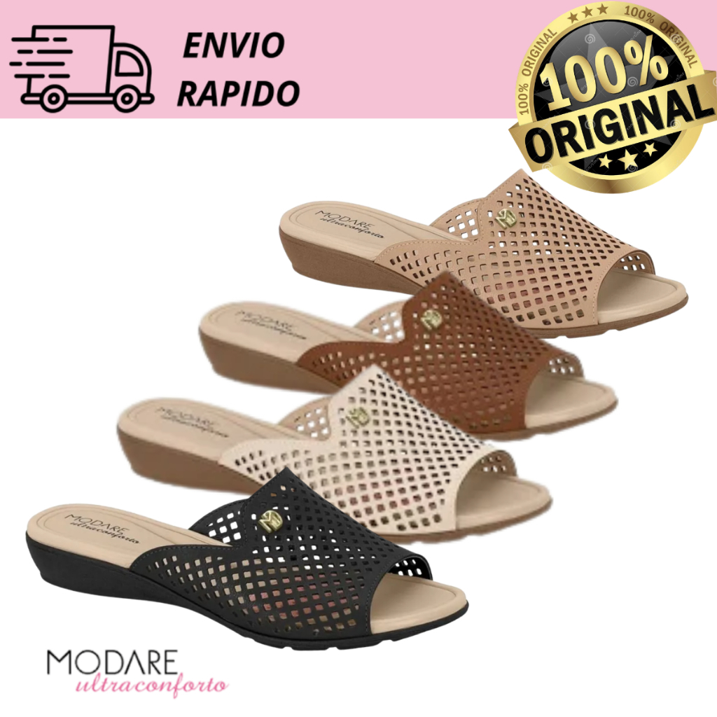 Tamanco Feminino Modare Anatômico Ultraconforto Macio Leve Casual Original