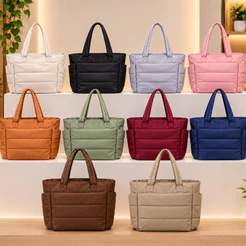 Bolsa Tote Feminina Almofada de Ombro Estilo e Elegância para trabalho, Viagem e passeio
