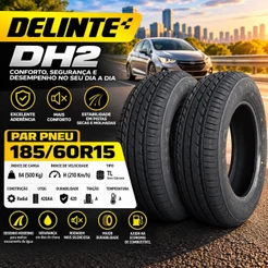 Kit 2 Pneu 185/60r15 84h Dh2 Delinte Aro R15