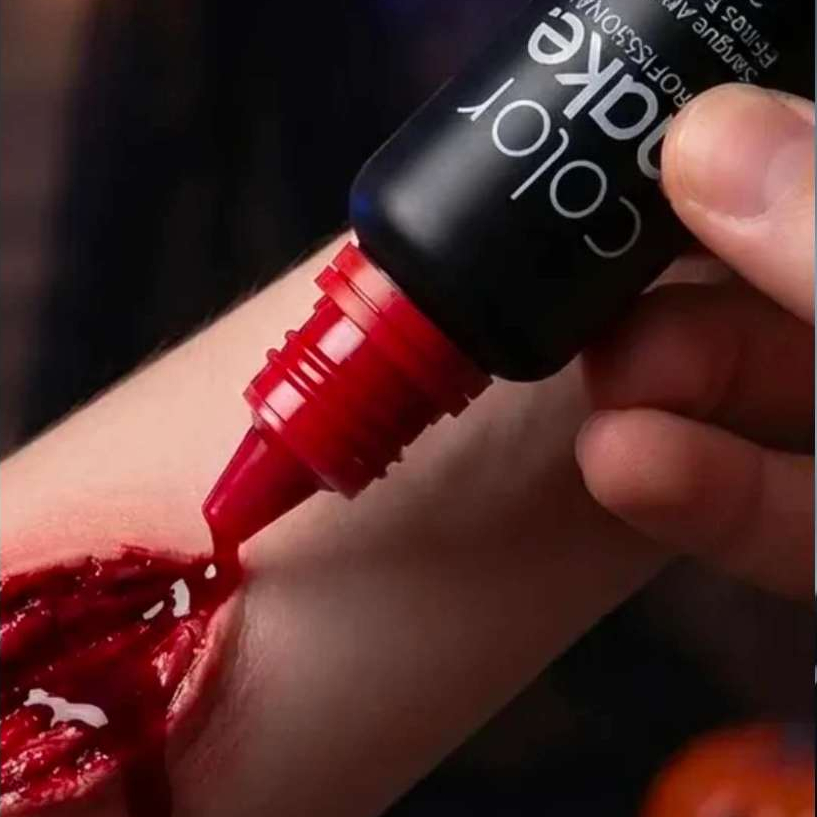 Maquiagem Artística Queimadura Artificial Sangue Falso Gosma de Zumbi ColorMake 20Ml Halloween Fantasia Carnaval — imagem 2 de 2