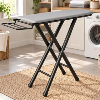 Tabua de Passar Roupa 3 Andares Técido Térmico Dobravel Extra Forte Com Porta Ferro