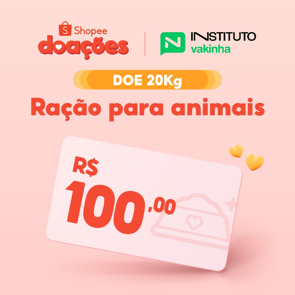 Doe 20kg de ração para animais - Ajude as vítimas das chuvas em Minas Gerais em Oferta na Shopee