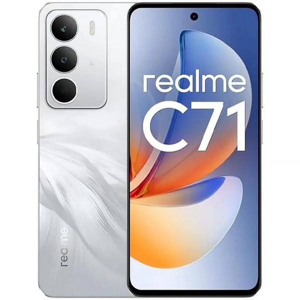 Celular Smartphone Realme C71 NFC 4/128gb Versão Global (COM CAPINHA E PELÍCULA DE CORTESIA) WHITE SWAN