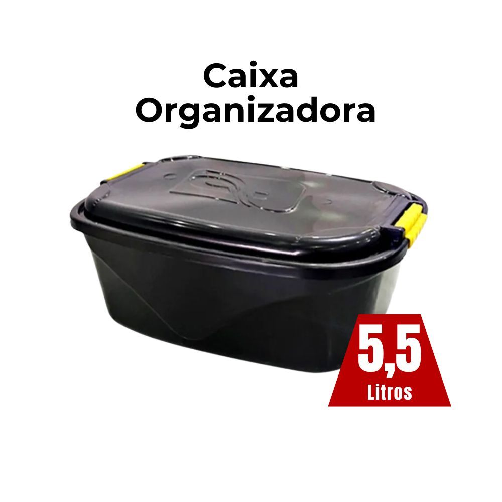 Kit 6 ou 3 Caixas Organizadoras 5,5L Formplast em Oferta na Shopee