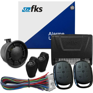 Alarme Automotivo Universal FKS Fk902 C/Desliga Rádio 2 Controles Cr800 12v em Oferta na Shopee