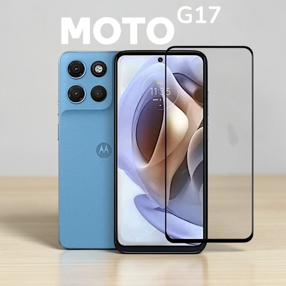 Película Vidro 3D Temperado Para Moto G17