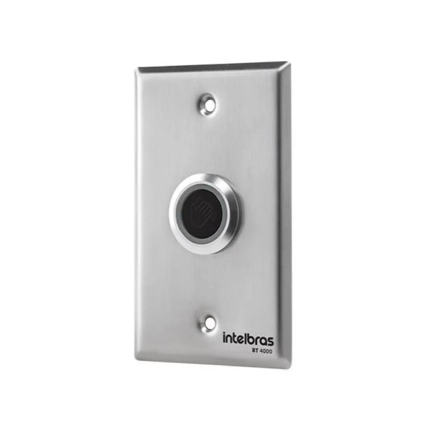 Acionador de Abertura Por Sensor IR Aproximação Botoeira BT 4000 Intelbras