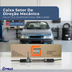 Caixa Setor Direção Mecânica Palio Siena Motor FIASA 1996 a 2000 Produto Novo