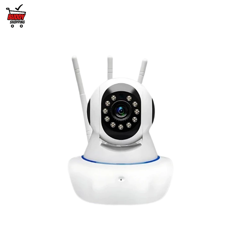 Câmera IP WiFi 360° Full HD com Visão Noturna e Áudio