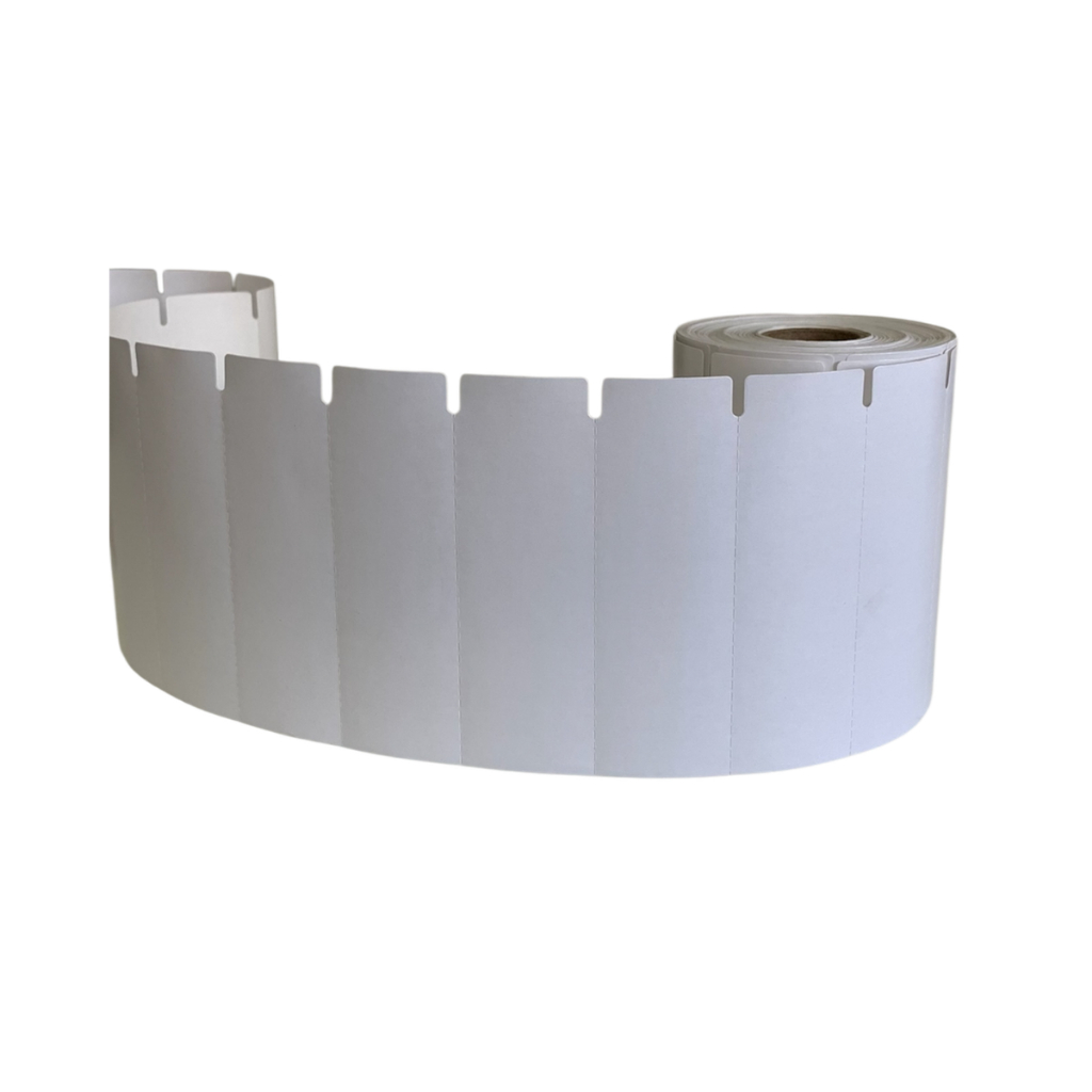 Um Rolo Etiqueta Para Gondola 105x35 Branca Sensor Lateral