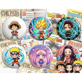 Kit Mini Bottons Personalizados Anime 2,5cm - 100, 150, 200 ou 300 Unids