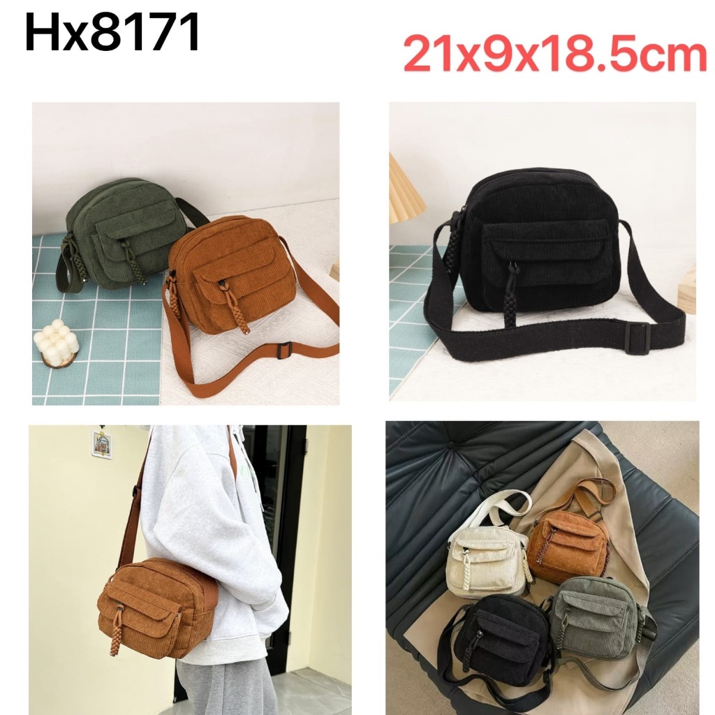 Bolsa de ombro feminina de tamanho médio com alça ajustável 8171 em Oferta na Shopee