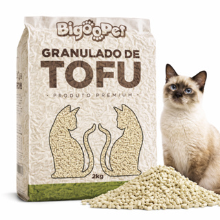 Areia Higiênica Tofu – Mais Praticidade e Limpeza para Seu Gato em Oferta na Shopee