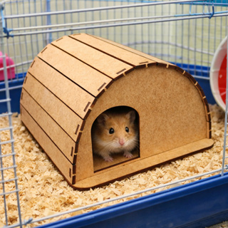 Casinha para Hamster em MDF Toca Igloo 15x13,5x8,5cm Abrigo Roedores em Oferta na Shopee