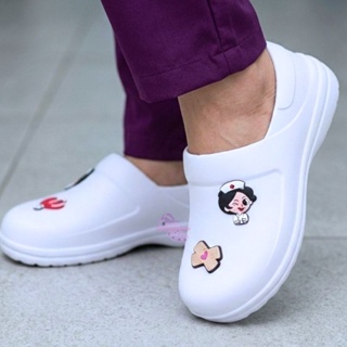 SafeCare EPI ENFERMEIRA NR-32 Sapato Fechado Profissional Antiderrapante Leve Impermeável Hospital Confortável (Sapato) em Oferta na Shopee