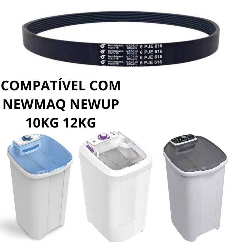 Correia para Tanquinho Newmaq UP 6PJE616