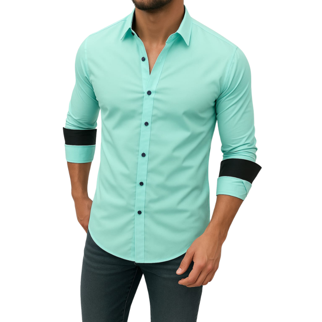 Camisa Social Masculina Manga Longa Slim Blusa Estilosa Casual Envio Rapido em Oferta na Shopee