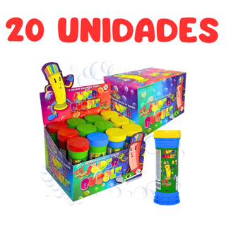 Bolha de Sabão 20 unid preço atacado revenda ENVIO IMEDIATO 5,10,15,20 em Oferta na Shopee