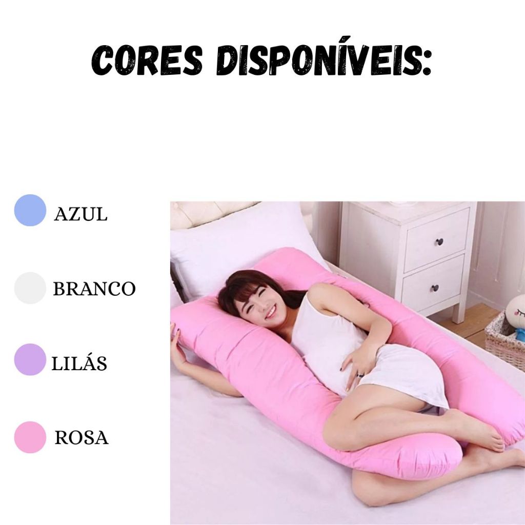 Travesseiro conforto para gestantes