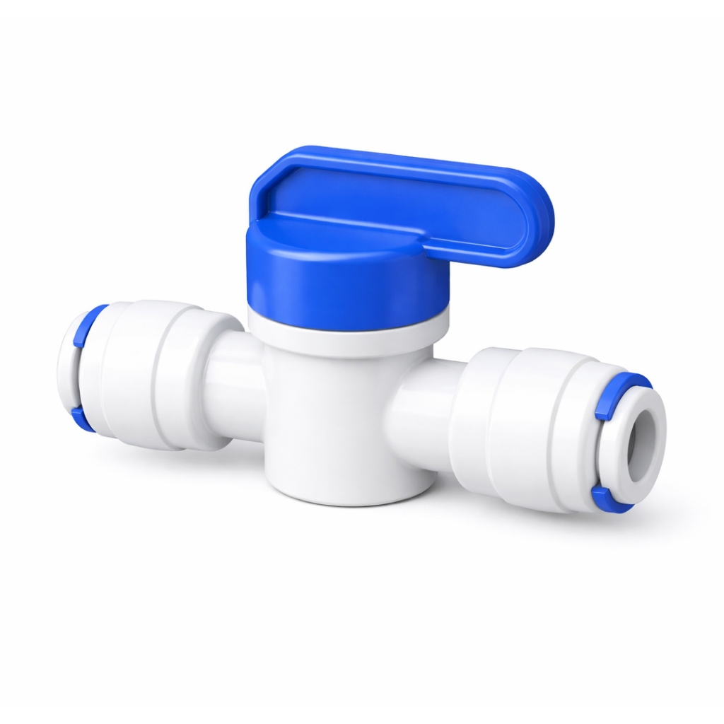 Válvula de Esfera 3/8 x 1/4 Engate Rápido para Filtro e Purificador em Oferta na Shopee