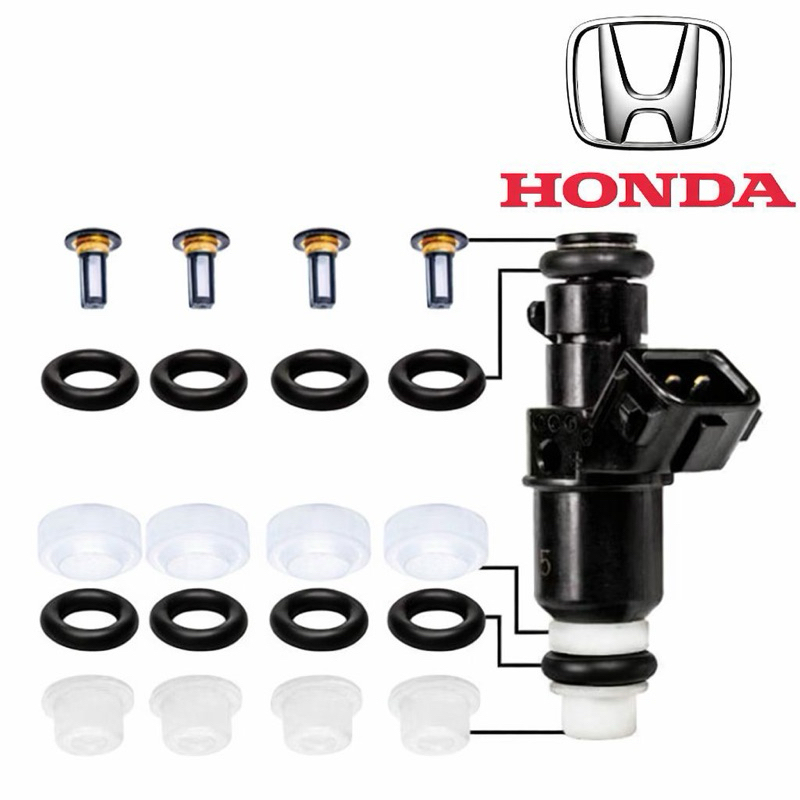 Kit Reparo Bico Injetor Honda Civic Fit City 6 8 9 10 Furos Completo