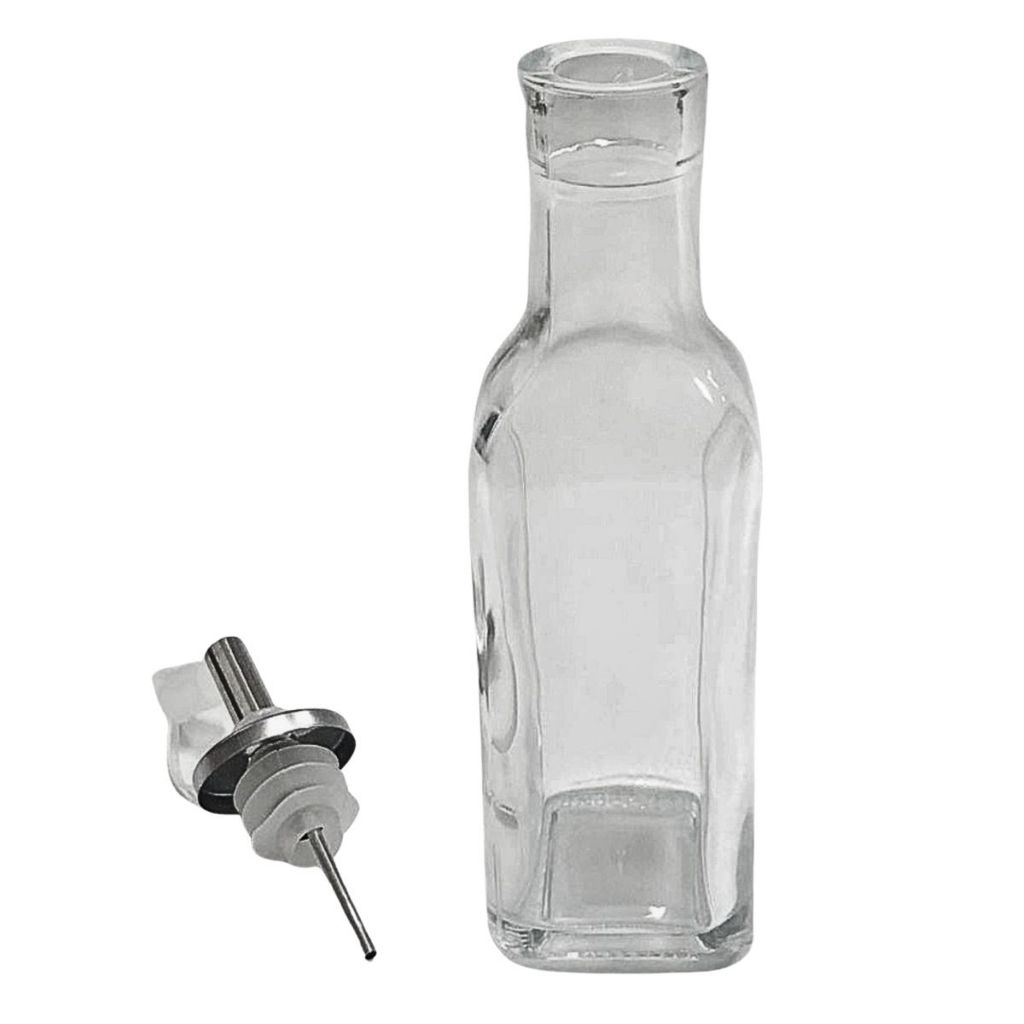 Galheteiro Porta Azeite Vinagre Dosador Vidro Vinagreiro Azeiteiro 150ML + 250ML Duhome — imagem 2 de 2