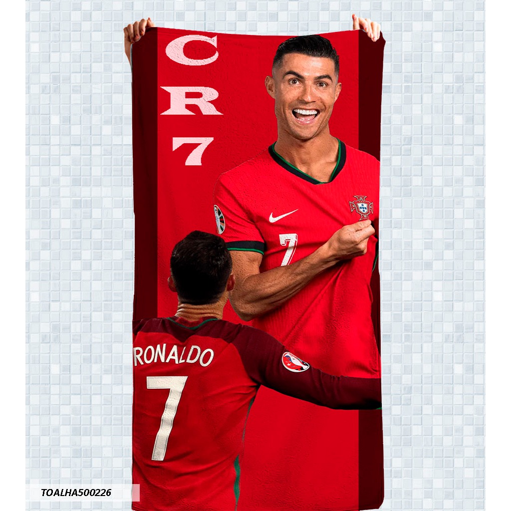 Toalha De Banho Infantil Premium CR7