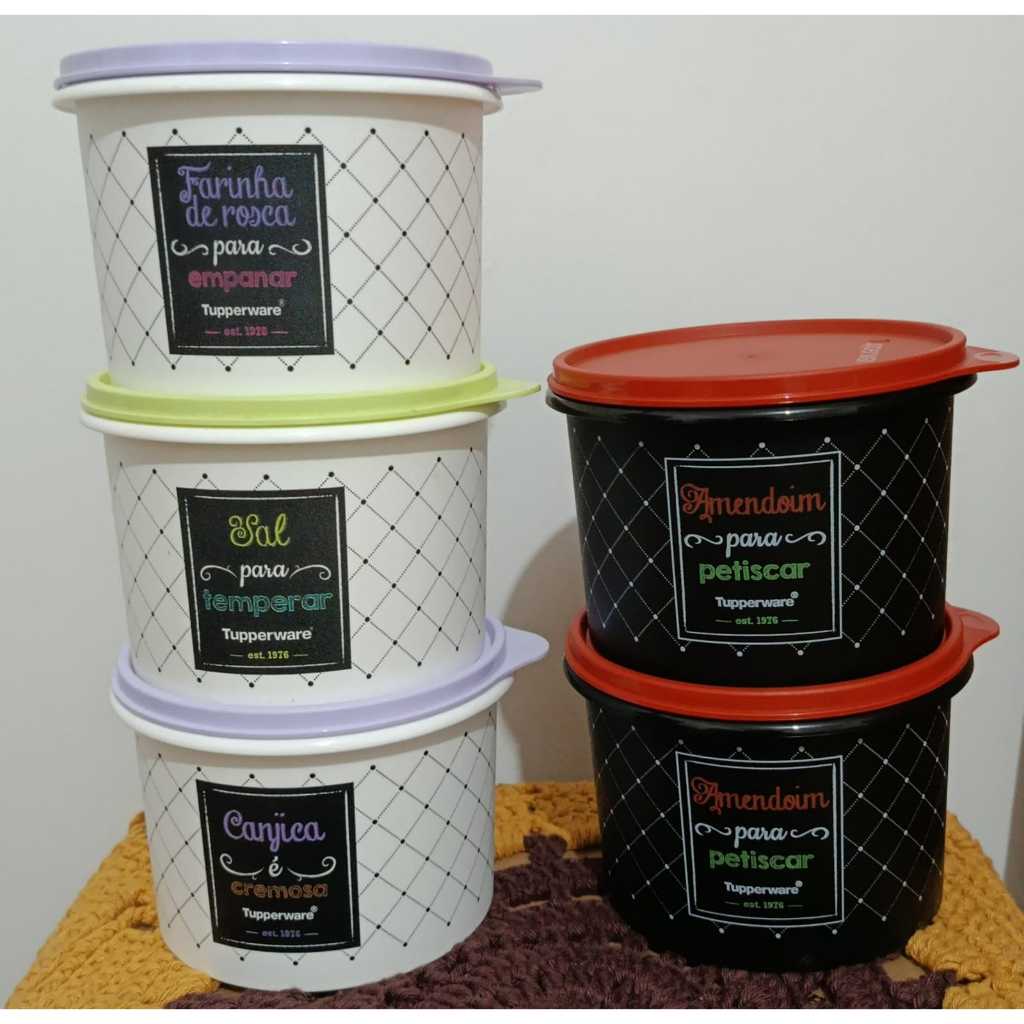 Tupper Caixas 1,1L Bistrô Tupperware