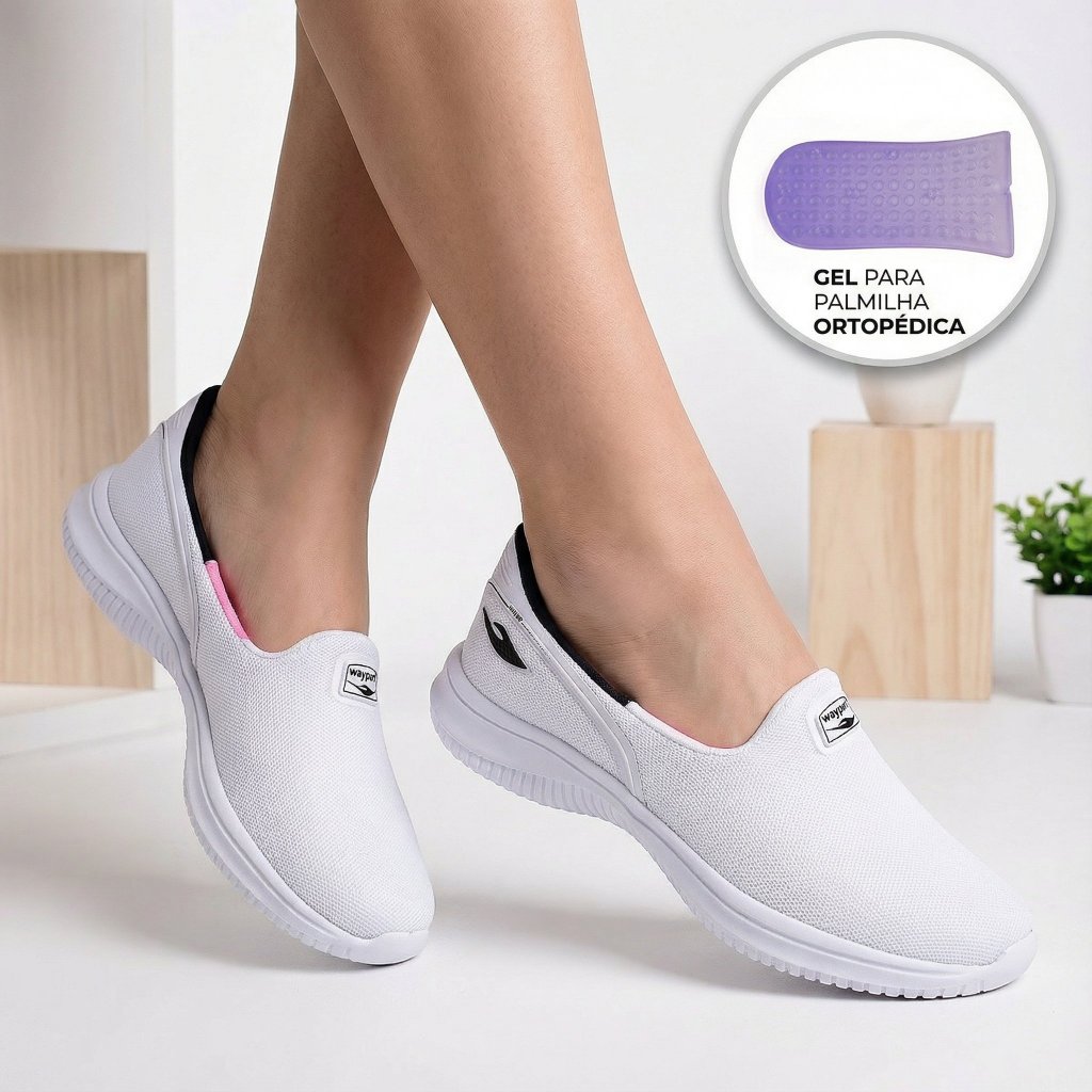 Sapatilha Feminina Leve Gel Ortopédico Caminhe Sem Dor Super Oferta em Oferta na Shopee