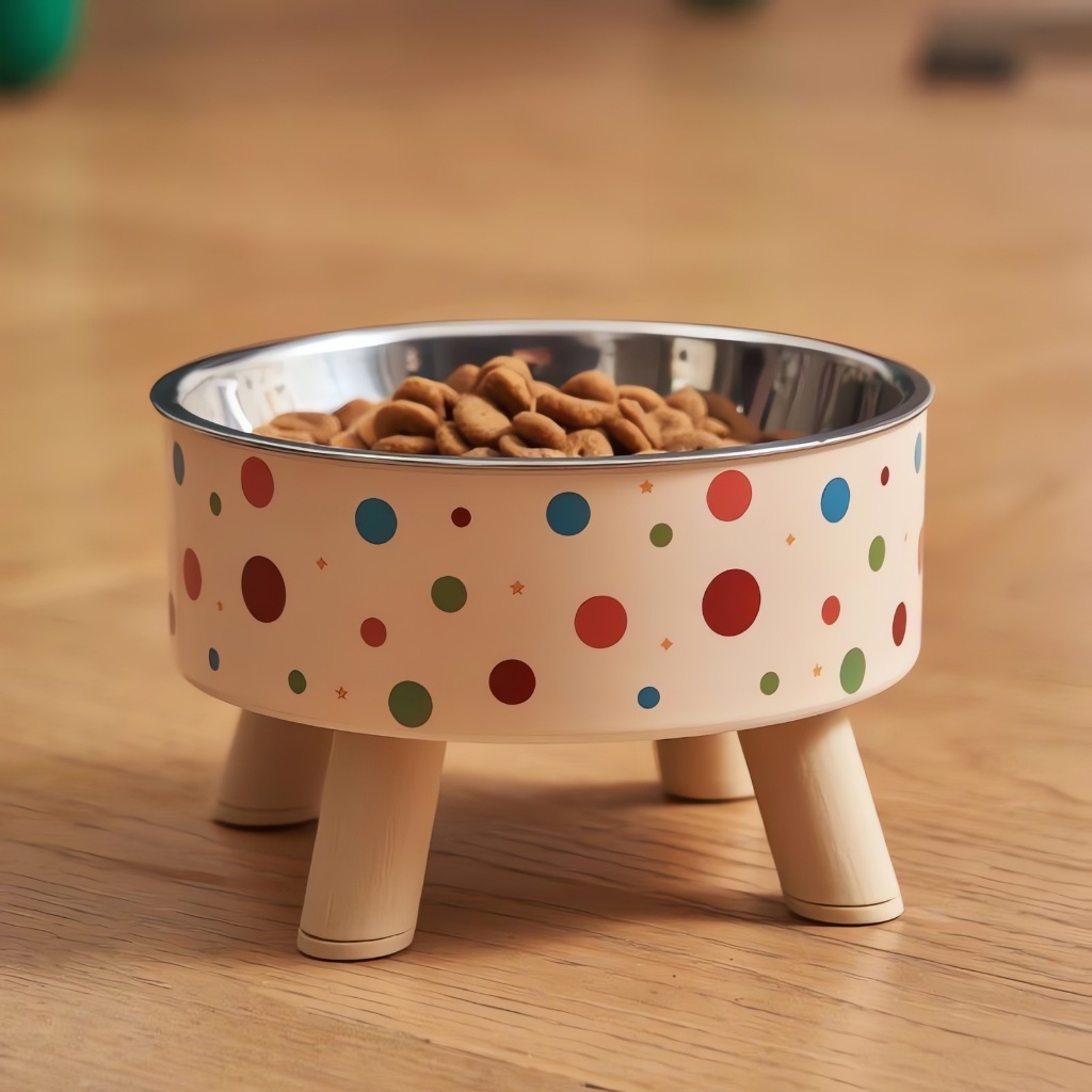 Comedouro e Bebedouro Inox para Cachorro e Gato - Antiderrapante, Design Ergonômico e Fofo