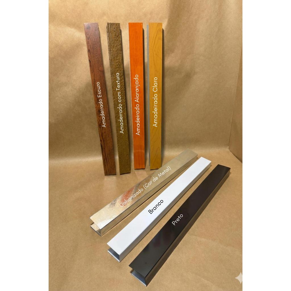 Salva Porta 3,5 x 5cm Madeira/Branco/Preto/Galvanizado