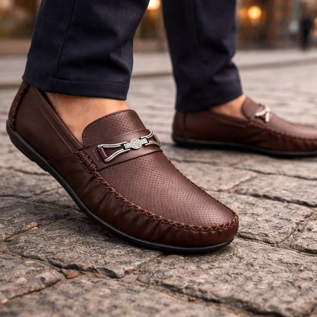 Mocassim Masculino Clássico Casual  Elegante, Confortável e Social Antiderrapante em Oferta na Shopee