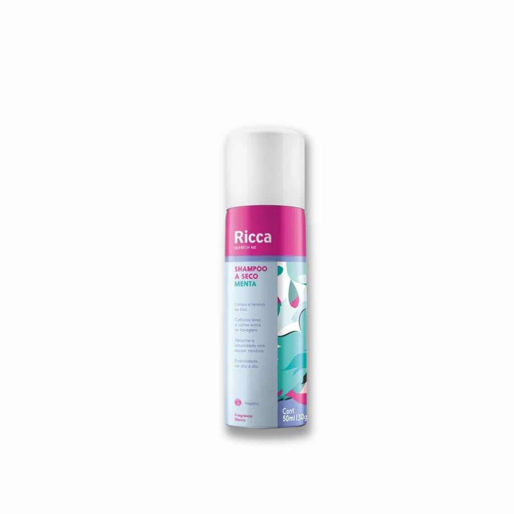 Shampoo a Seco Ricca 50ml em Oferta na Shopee