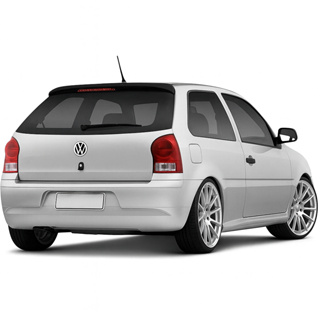 Aerofólio Gol G4 Preto Fosco Com Break Ligth em Oferta na Shopee