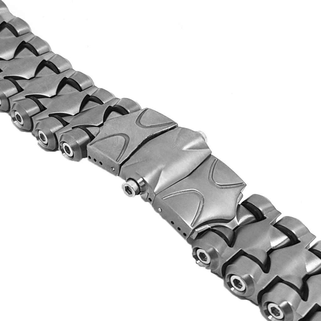 Pulseira Compatível com Relógio Oakley Tank Minute Machine Em Titânio