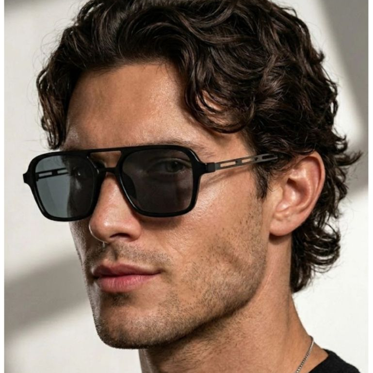 Óculos de Sol Ipanema Retangular Premium Retrô Clássico Blogueira Moda Verão Carnaval uv400 Unissex